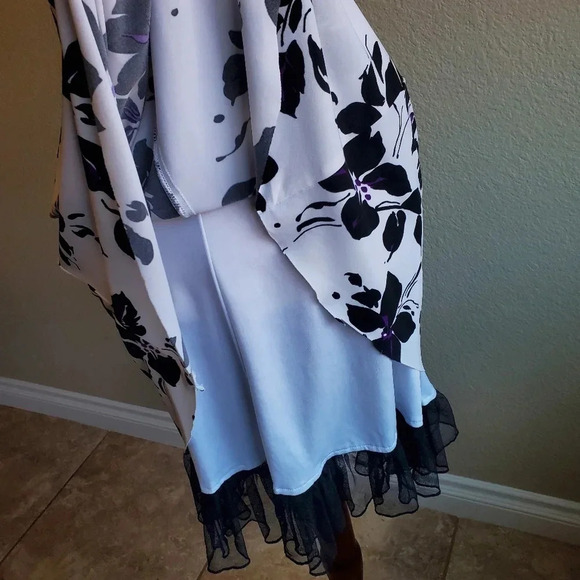 RUBY ROX | Floral Fit & Flare Dress sz M - Picture 7 of 10